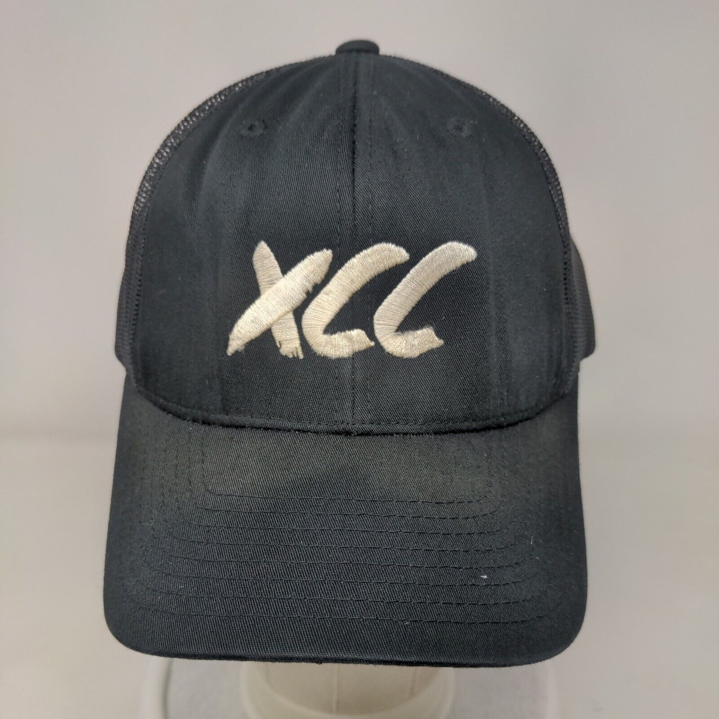 XCC Xuitcasecity Snapback Mesh Back Trucker Hat Black One Size Yupoong