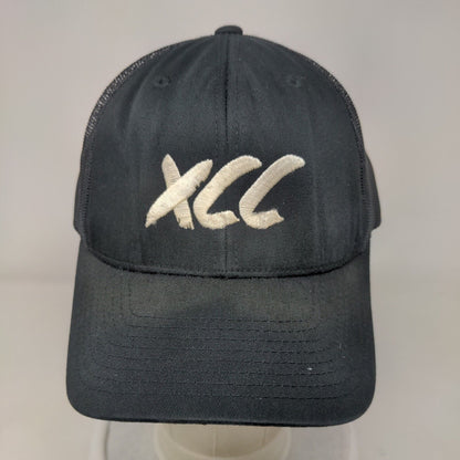 XCC Xuitcasecity Snapback Mesh Back Trucker Hat Black One Size Yupoong