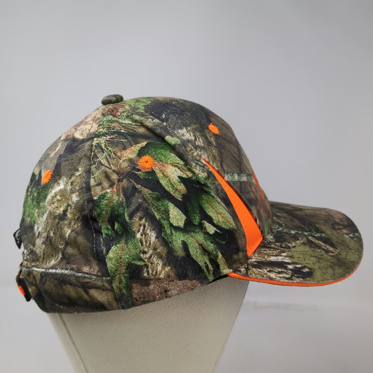Outdoor Cap Baseball Cap Brown Orange One Size Mossy Oak HECO Engineers Hat