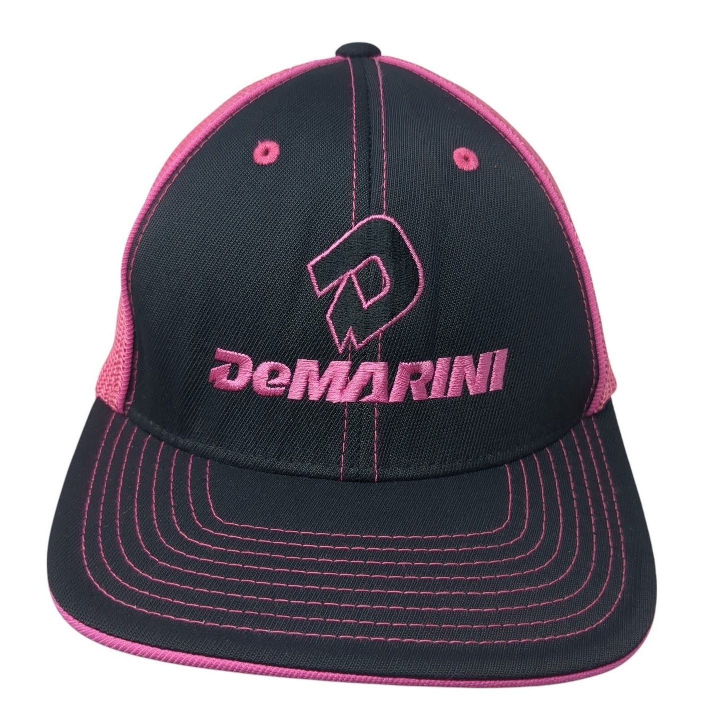 Demarini Fitted Trucker Hat Multicolor 7 3/8 Embroidered Mesh Pacific Headwear