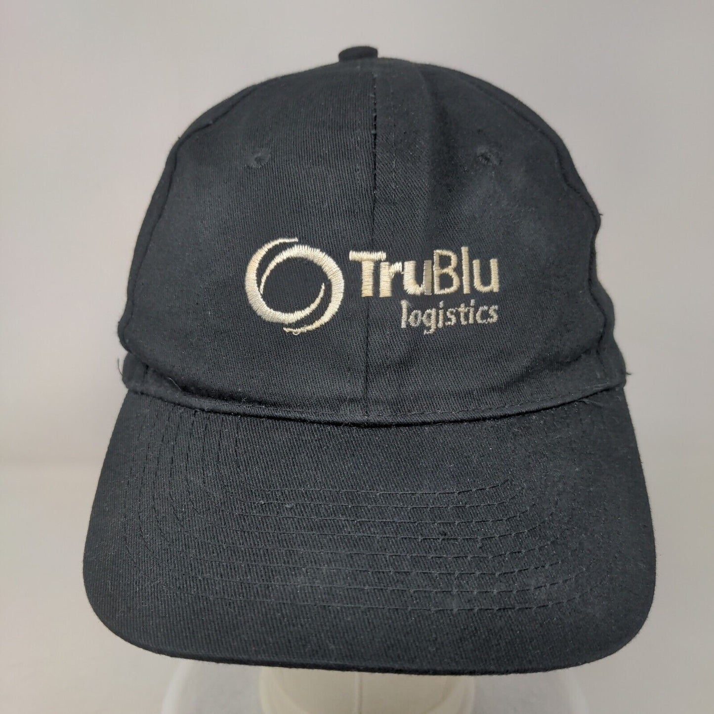 TruBlu Logistics Strapback Hat Black OSFA Embroidered 6 Panel Hit Wear