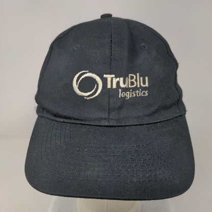 TruBlu Logistics Strapback Hat Black OSFA Embroidered 6 Panel Hit Wear