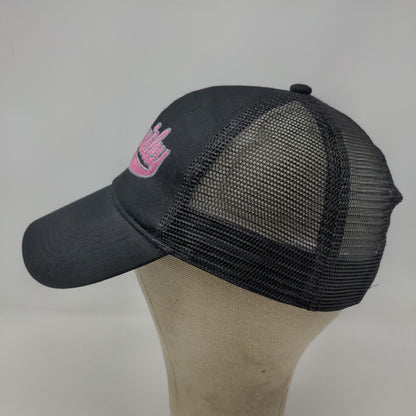 Big X Women's Snapback Mesh Back Hat Black Brad Paisley Embroidered Logo