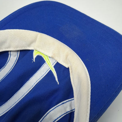 Nike Baseball Cap Blue One Size Strapback Embroidered Swoosh Patterned Strap Hat