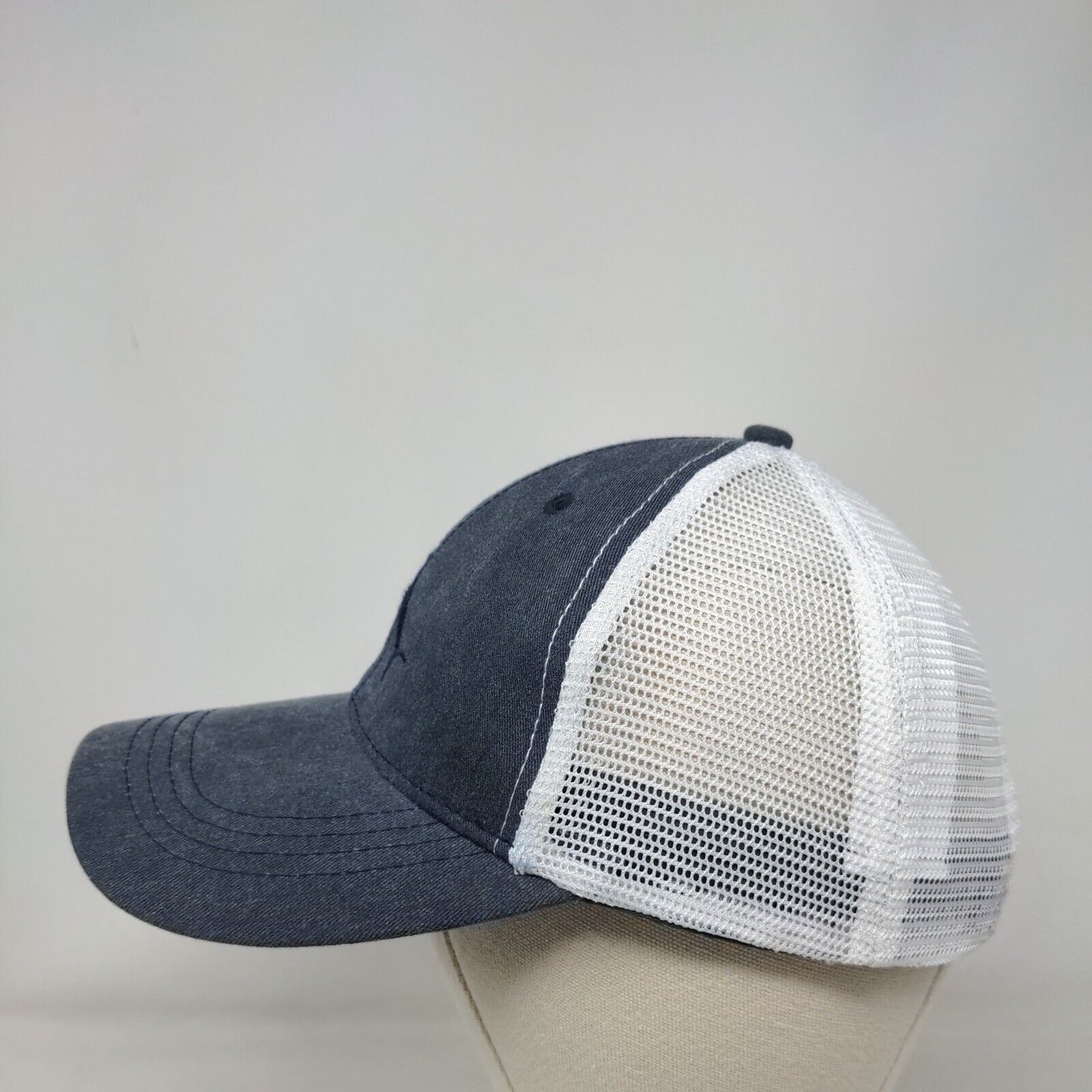 Tommy Bahama Marlin Slideback Trucker Hat Blue One Size Mesh Back