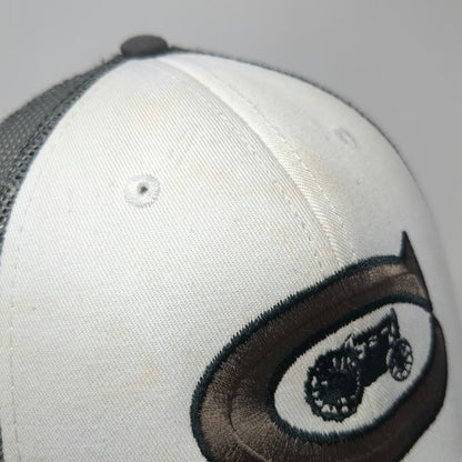 Cap America Trucker Hat Gray One Size Snapback Mesh Chappell Tractor Embroidered