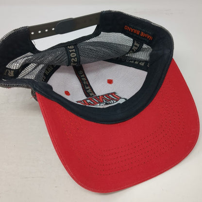 UNLV Rebels NCAA Name Trucker Hat Red One Size Snapback Mesh RAF 2016 Logo