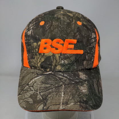 BSE Strapback Hat Camouflage OSFM Adjustable Embroidered 6 Panel Outdoor Cap