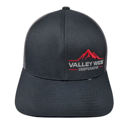 Valley Wide Cooperative Snapback Trucker Hat Black One Size Mesh Back
