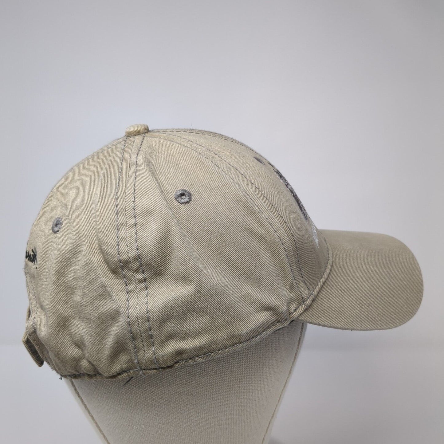 More Lethal More Mobile Baseball Cap Brown OS Adjustable Embroidered Barret