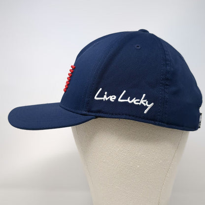 Black Clover 5 Panel Blue One Size Hat Cowboys Golf Club Live Lucky Snapback