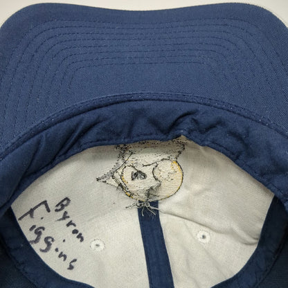 Yupoong Baseball Cap Blue One Size Hat Pilgrims Sailing Ship Graphic Strapback