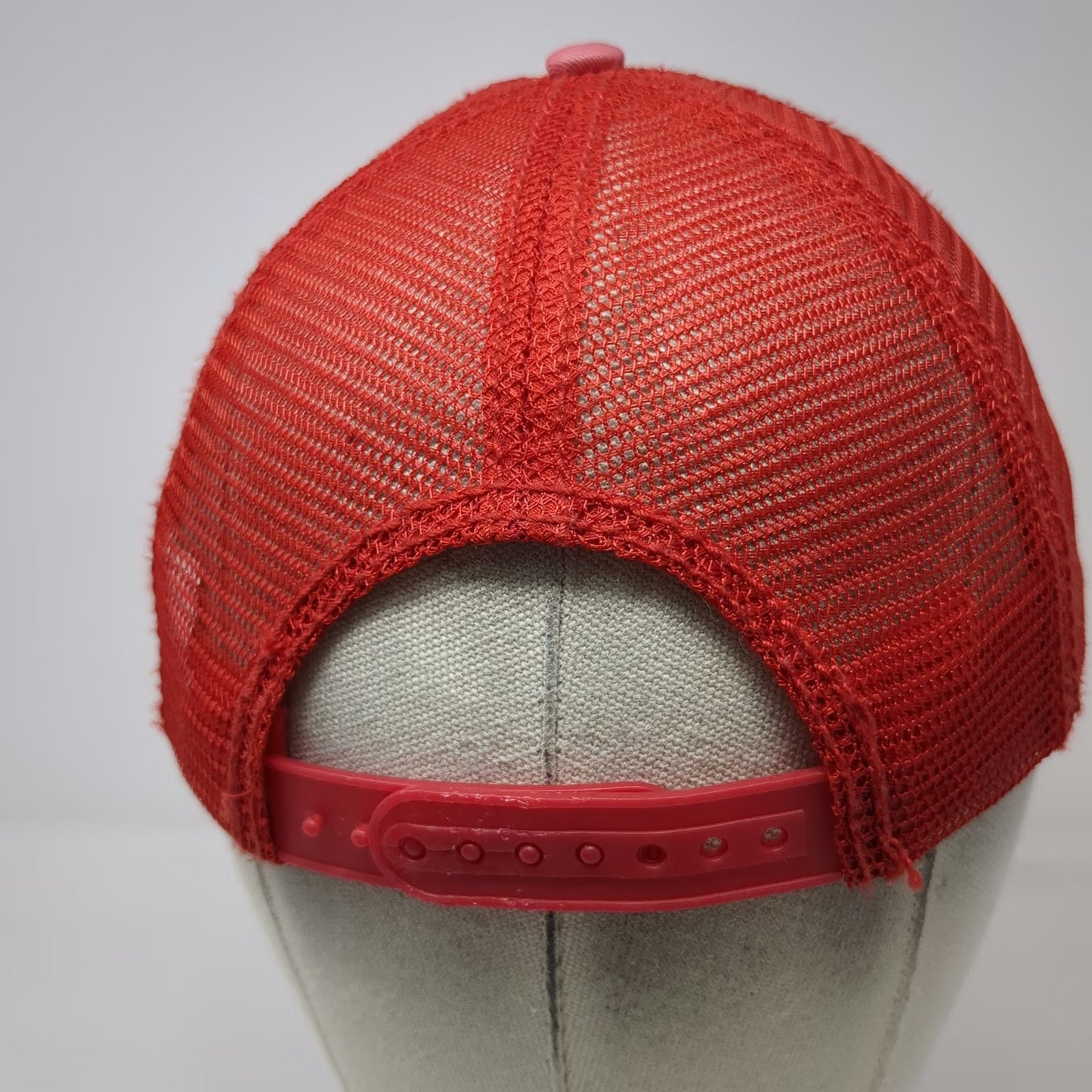 Billabong Trucker Hat Red One Size Surf Graphic Mesh Back Snapback Adjustable
