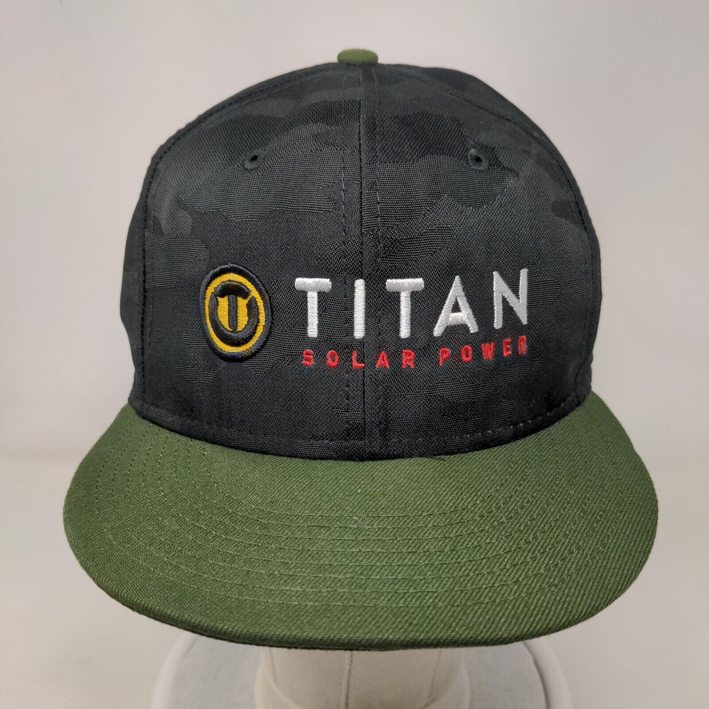 Titan Solar Power Snapback Hat Multicolor OSFM Adjustable Embroidered New Era