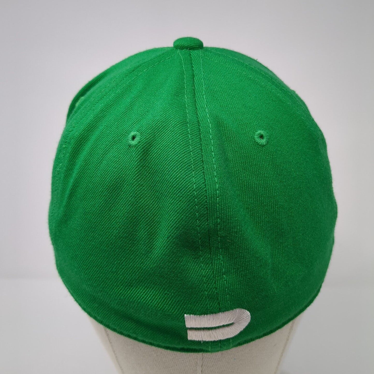 Dew Tour 210 Fitted Hat Green Size 6 7/8-7 1/4 Embroidered 6 Panel Flexfit