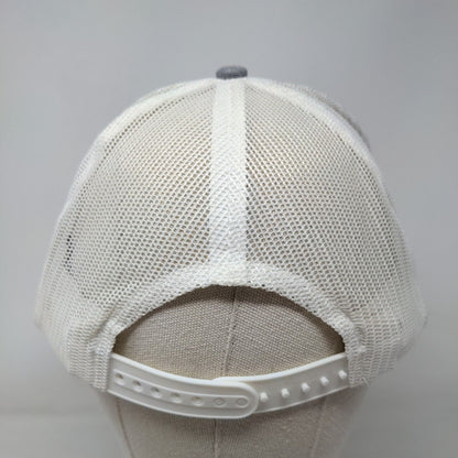 Truelieve Snapback Trucker Hat Gray One Size Adjustable Mesh Back Port Authority