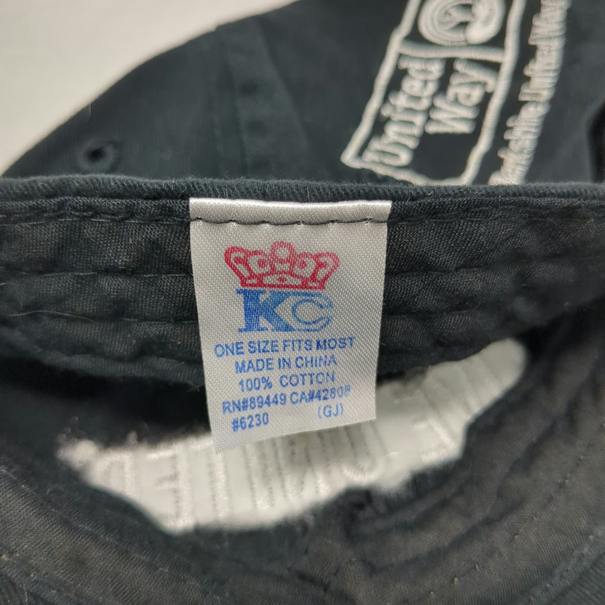 KC Berkshire United Way Live United Hat Black One Size Strapback Baseball Cap