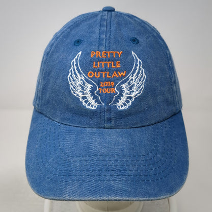 Blue Baseball Cap One Size Pretty Little Outlaw 2019 Tour Wings Embroidered Hat
