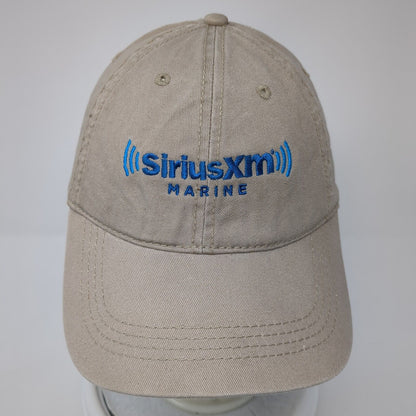 SiriusXM Marine Slideback Hat Tan One Size Embroidered Cap America
