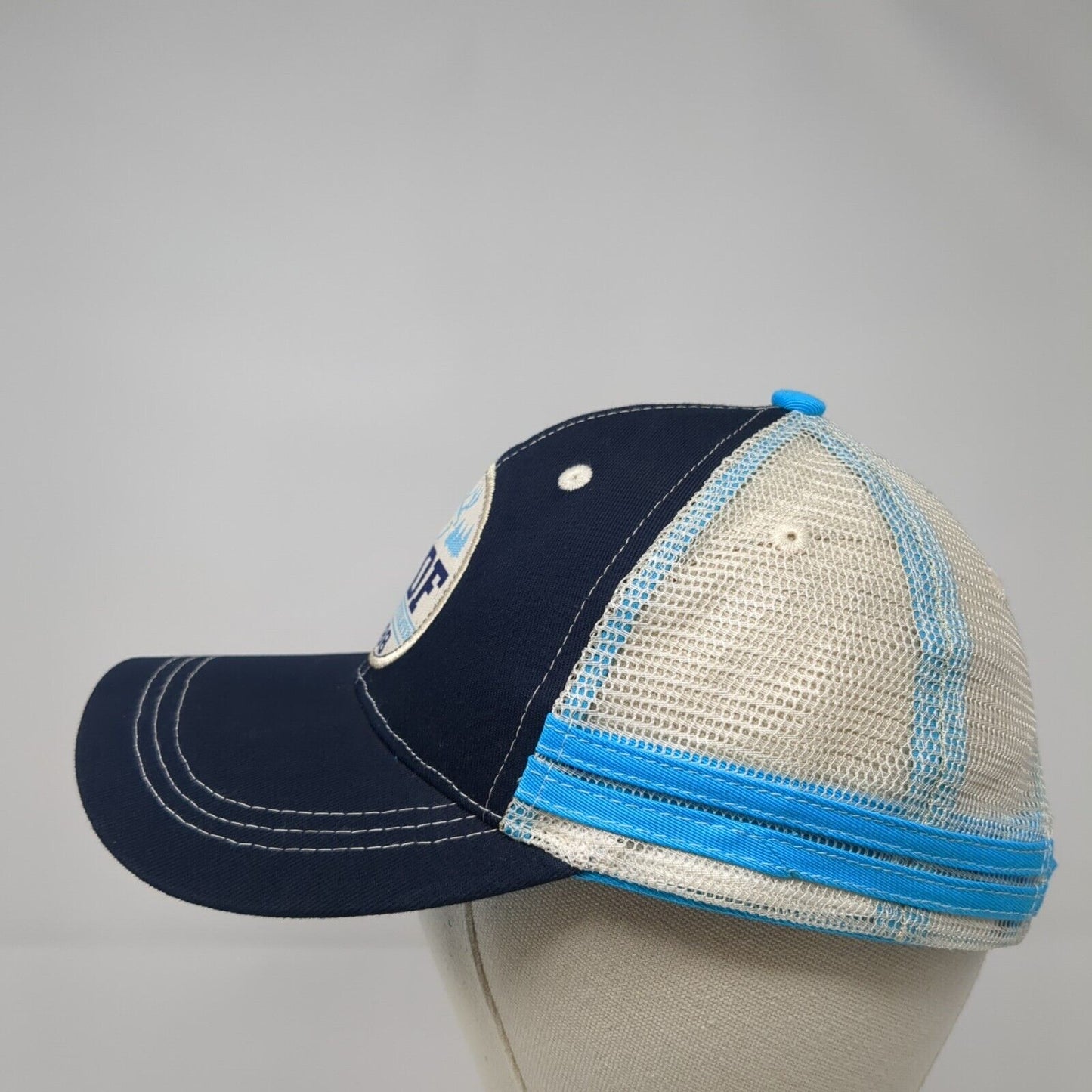 MDF Mule Deer Foundation 1988 Strapback Hat Blue One Size Adjustable Mesh Back