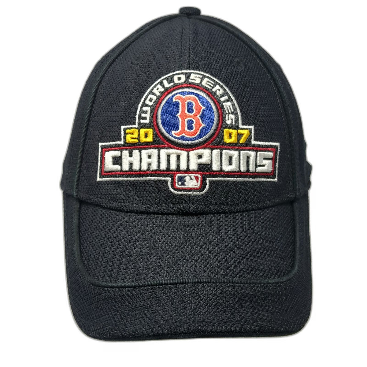New Era MLB Red Sox 2007 World Series Champions Black Baseball Cap Hat One Size