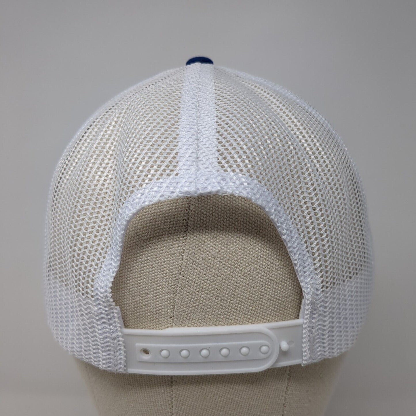 How Big? Novuglass.com Snapback Trucker Hat Blue One Size Mesh Back Cap America