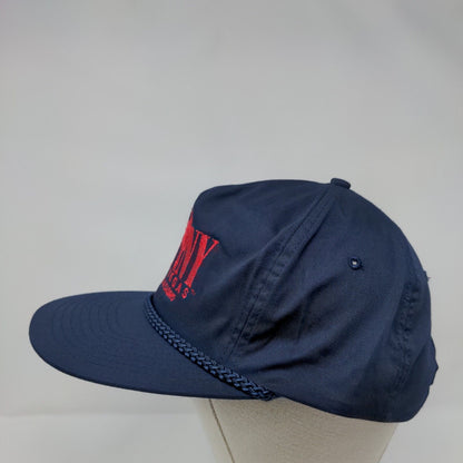 NYNY Las Vegas Hotel & Casino Snapback Hat Blue Regular Size Embroidered 6 Panel