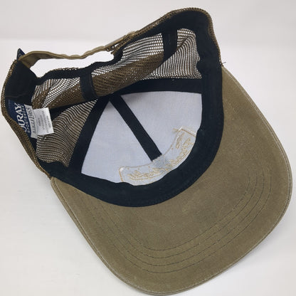 Picabo Angler Idaho Trucker Hat Brown One Size Adjustable Mesh Back Ouray