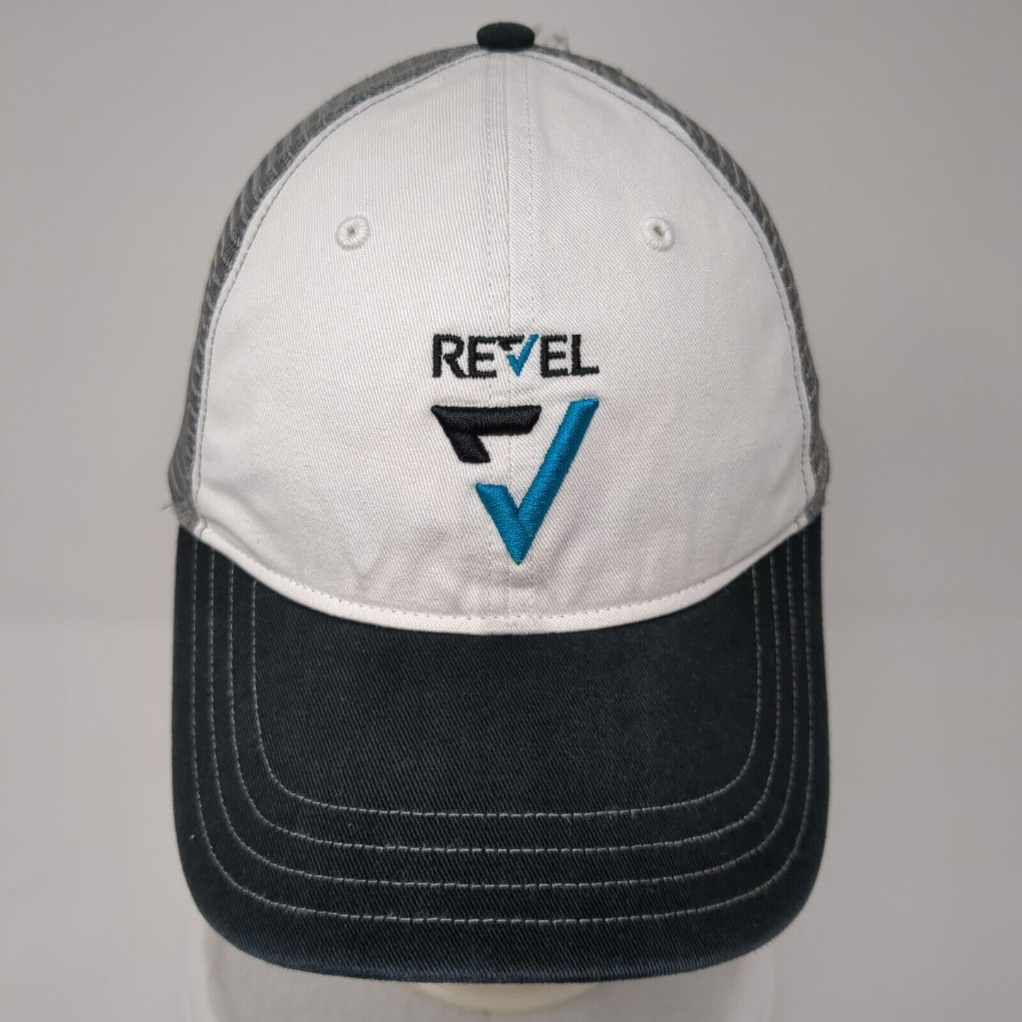 Revel Snapback Mesh Back Trucker Hat Multi M/L Colorblock Richardson