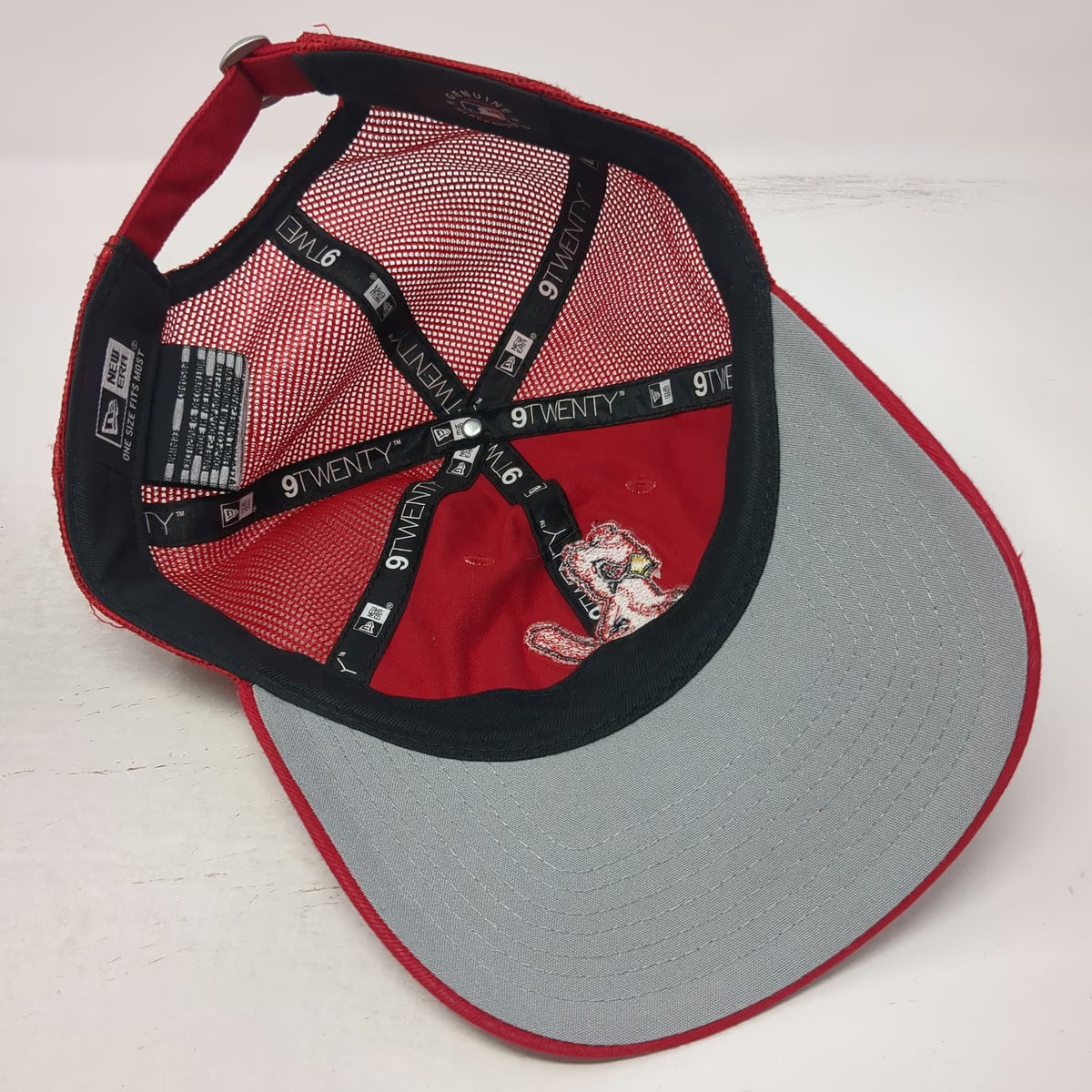 New Era St. Louis Cardinals MLB Baseball Cap Red One Size Mesh Back 9TWENTY Hat