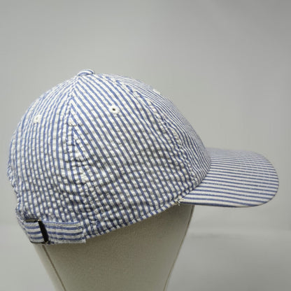 American Needle LA Dodgers MLB Baseball Cap Blue White One Size Seersucker Hat