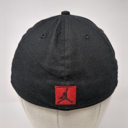 Jordan Jumpman Fitted Hat Black Youth One Size Embroidered 6 Panel