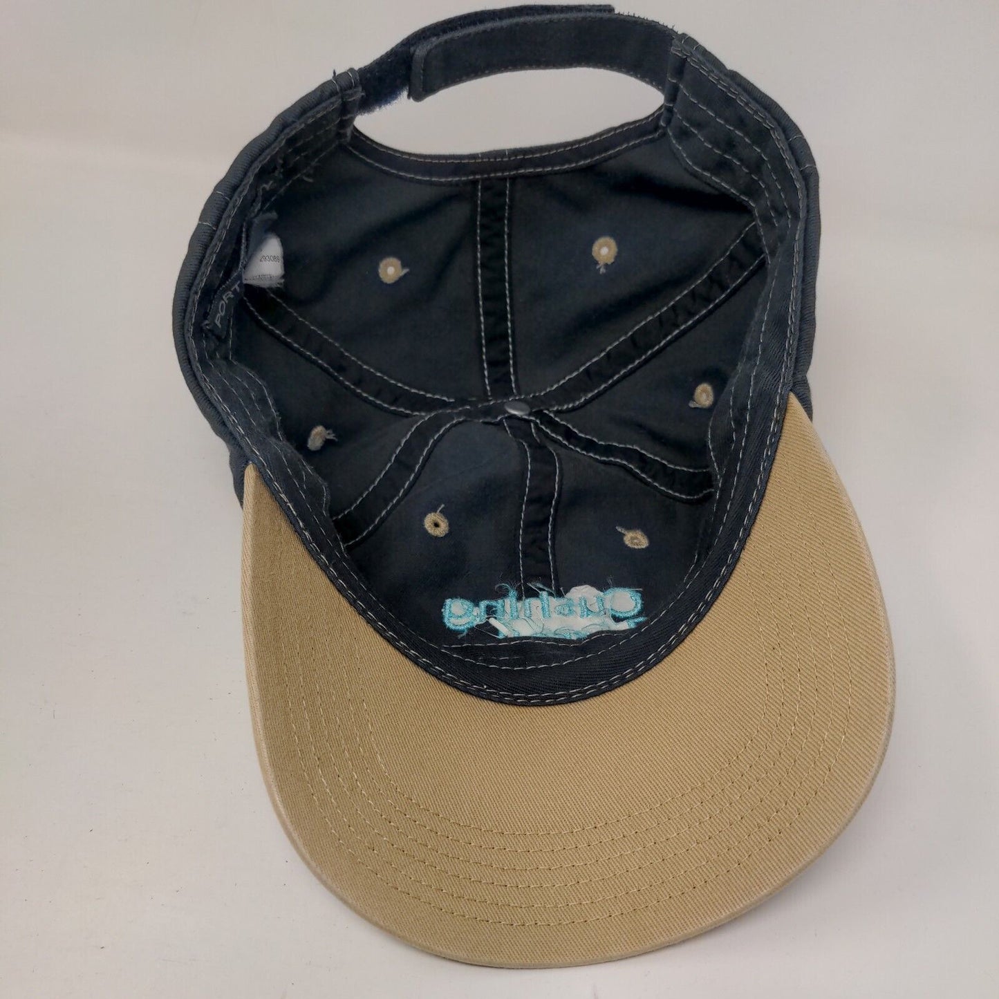Cushing Terrell Strapback Hat Blue OSFA Adjustable Embroidered Port Authority