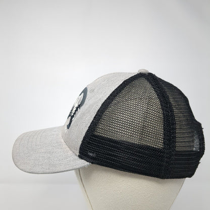 The North Face Bear Snapback Trucker Hat Gray One Size Mesh Back 6 Panel