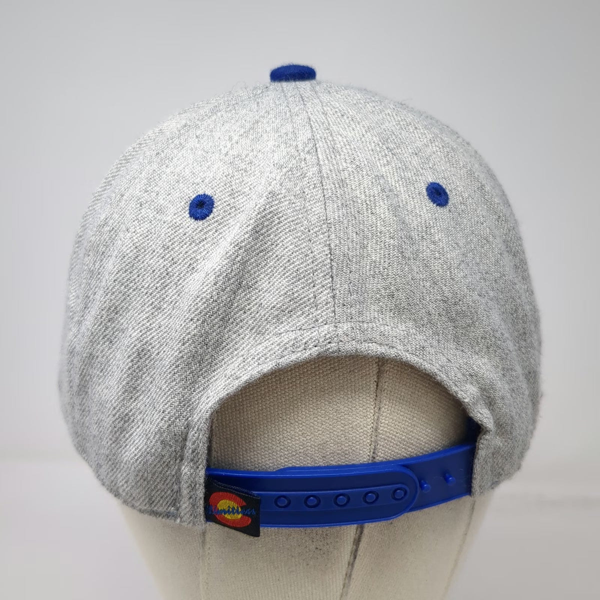 CO Limitless Colorado Flag Snapback Hat Gray Blue One Size Structured Cap