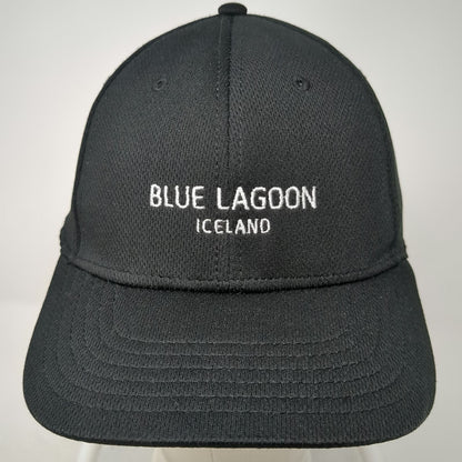 Blue Lagoon Iceland Baseball Cap Black One Size Performance Strapback Hat Logo