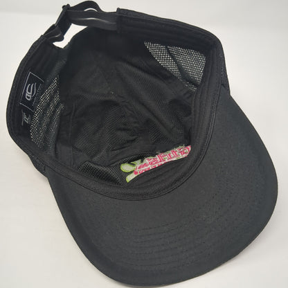 Girls On The Run Strapback 5 Panel Hat Black One Size Solid Adjustable