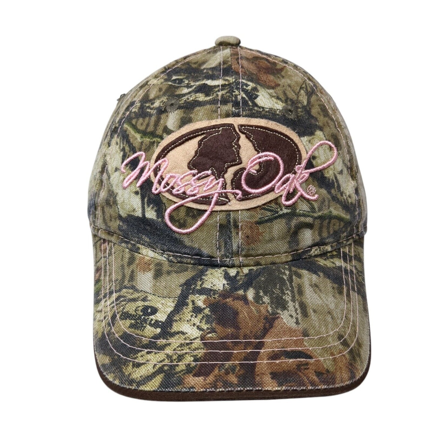 Mossy Oak Women's Strapback Hat Camo One Size Adjustable Outdoor Hunting