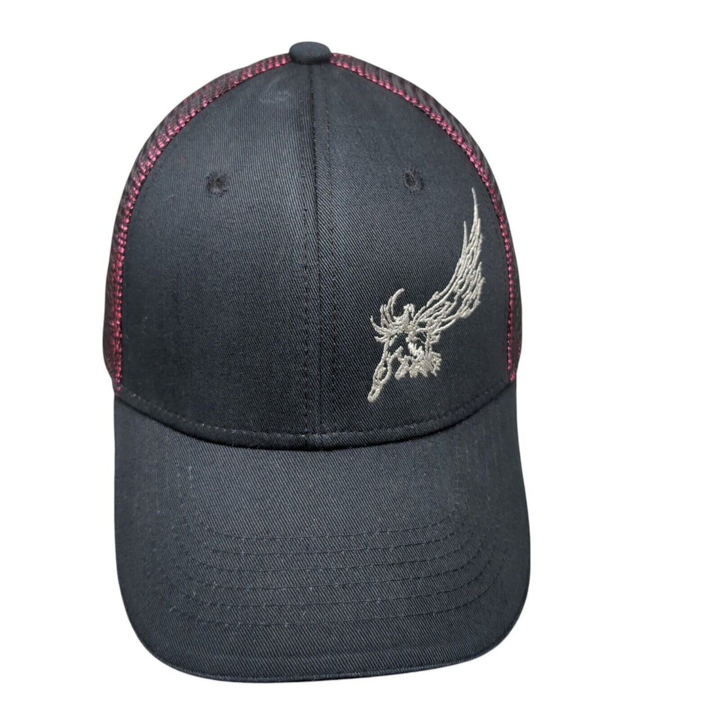 Port Authority Snapback Mesh Back Trucker Hat Multi One Size Embroidered