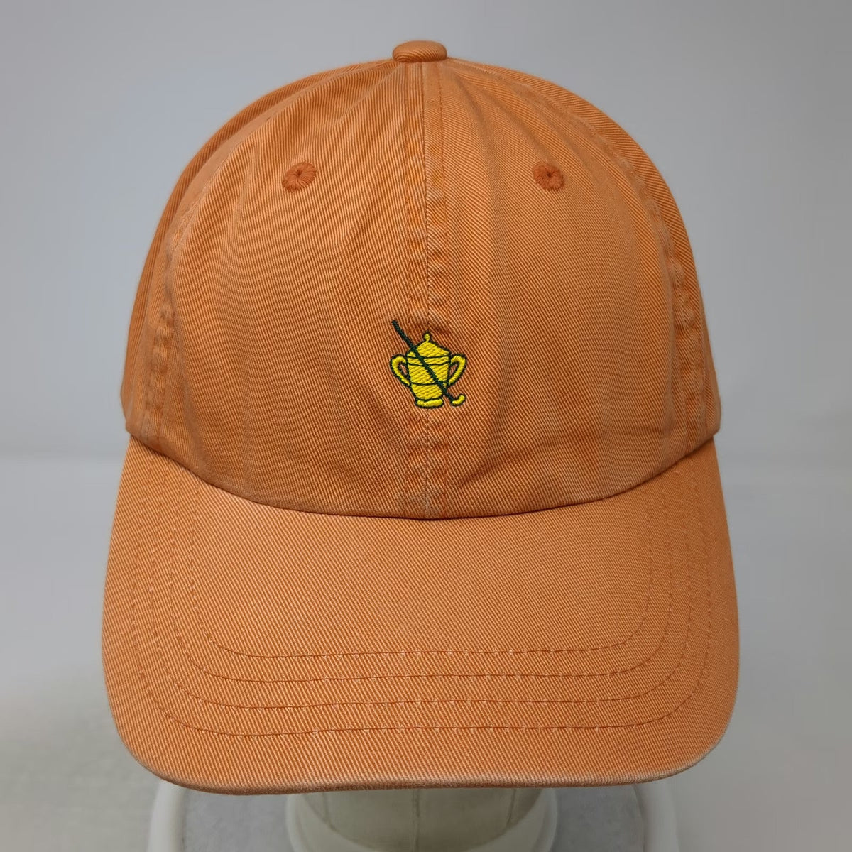 Imperial Baseball Cap Orange OSFM Slideback Cotton Golf Trophy Logo Hat Sport