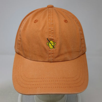 Imperial Baseball Cap Orange OSFM Slideback Cotton Golf Trophy Logo Hat Sport