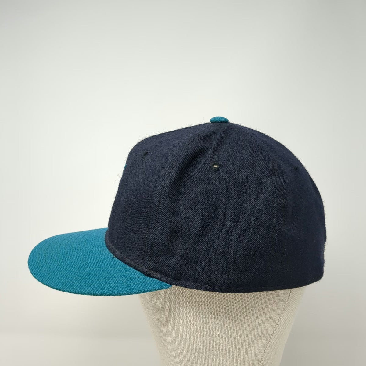 Seattle Mariners MLB New Era Baseball Cap Blue 7 3/8 5950 Pro Model Wool USA Hat