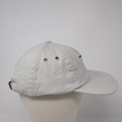 Disney Logo Slideback Hat Beige One Size Adjustable Embroidered Cobra