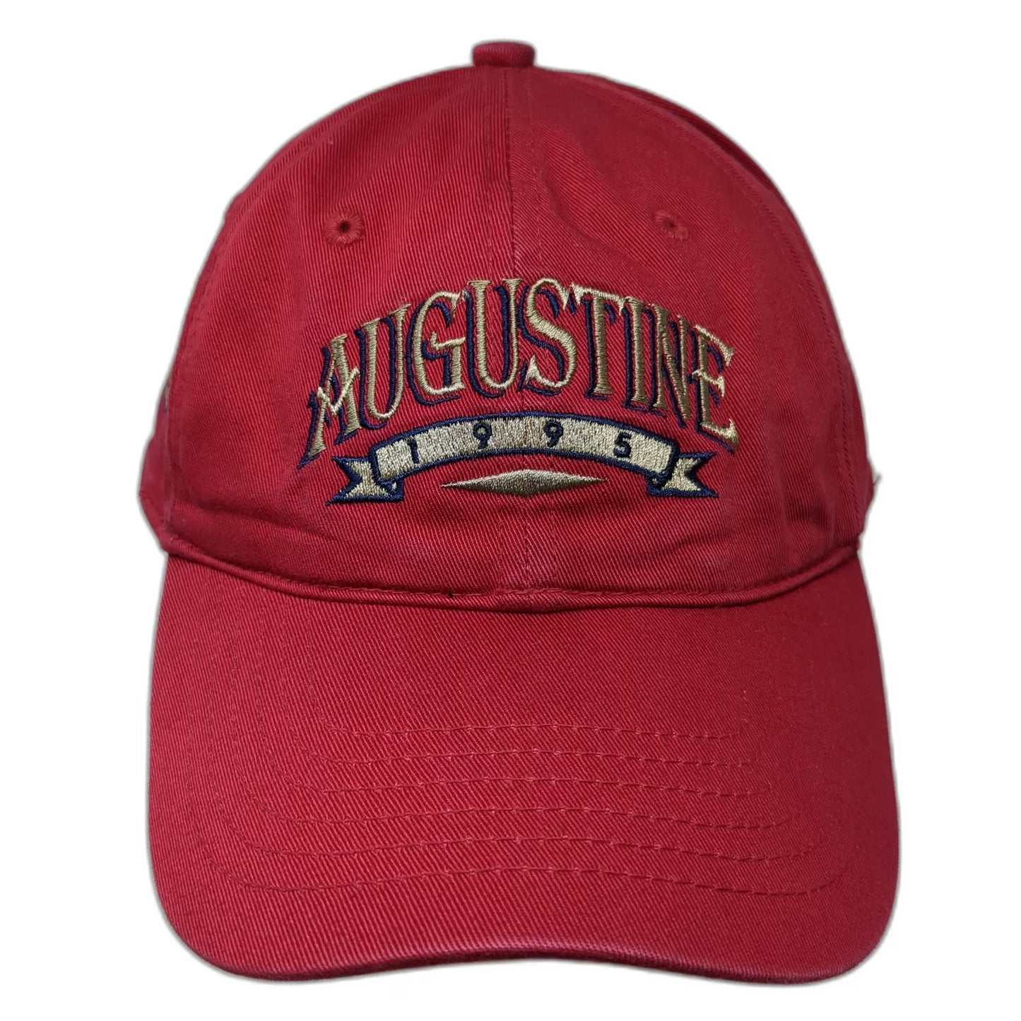 Page & Tuttle Baseball Cap Red One Size Augustine 1995 Golf Club Embroidered Hat