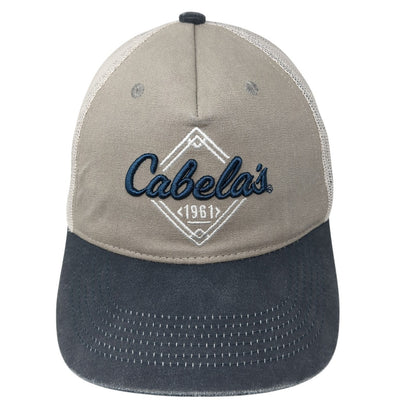 Cabela's 1961 Snapback Trucker Hat Multi One Size Mesh Back Colorblock