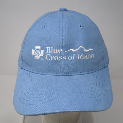 Blue Cross of Idaho Strapback Hat Blue One Size 6 Panel Richardson