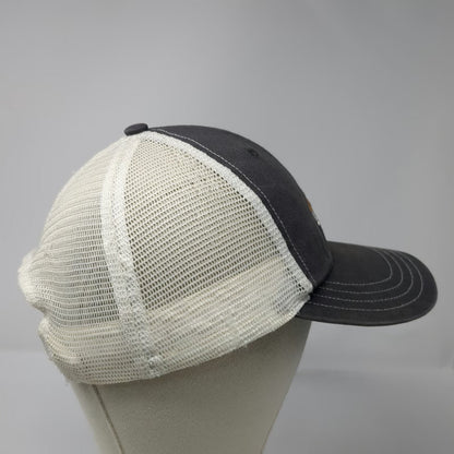 Richardson Trucker Hat Gray L Signature Consultants Mesh Snapback Curved Brim