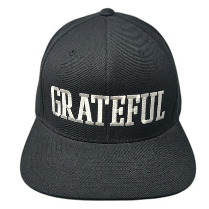 Spiritual Gangster Snapback Black Hat One Size Grateful Green Underbrim Wool