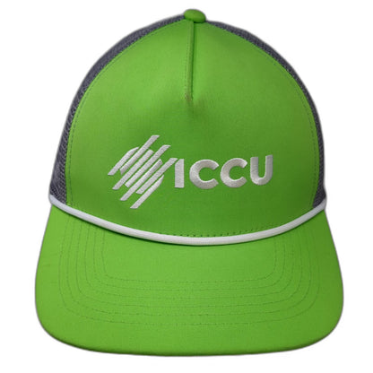 Name ICCU Idaho Central Credit Union 5 Panel Green Hat One Size Snapback