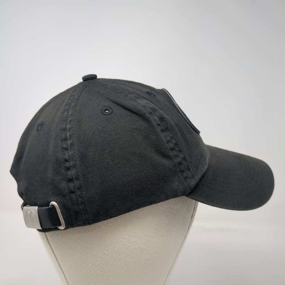 Jagermeister Baseball Cap Black One Size Stag Logo Bottle Embroidery Strap